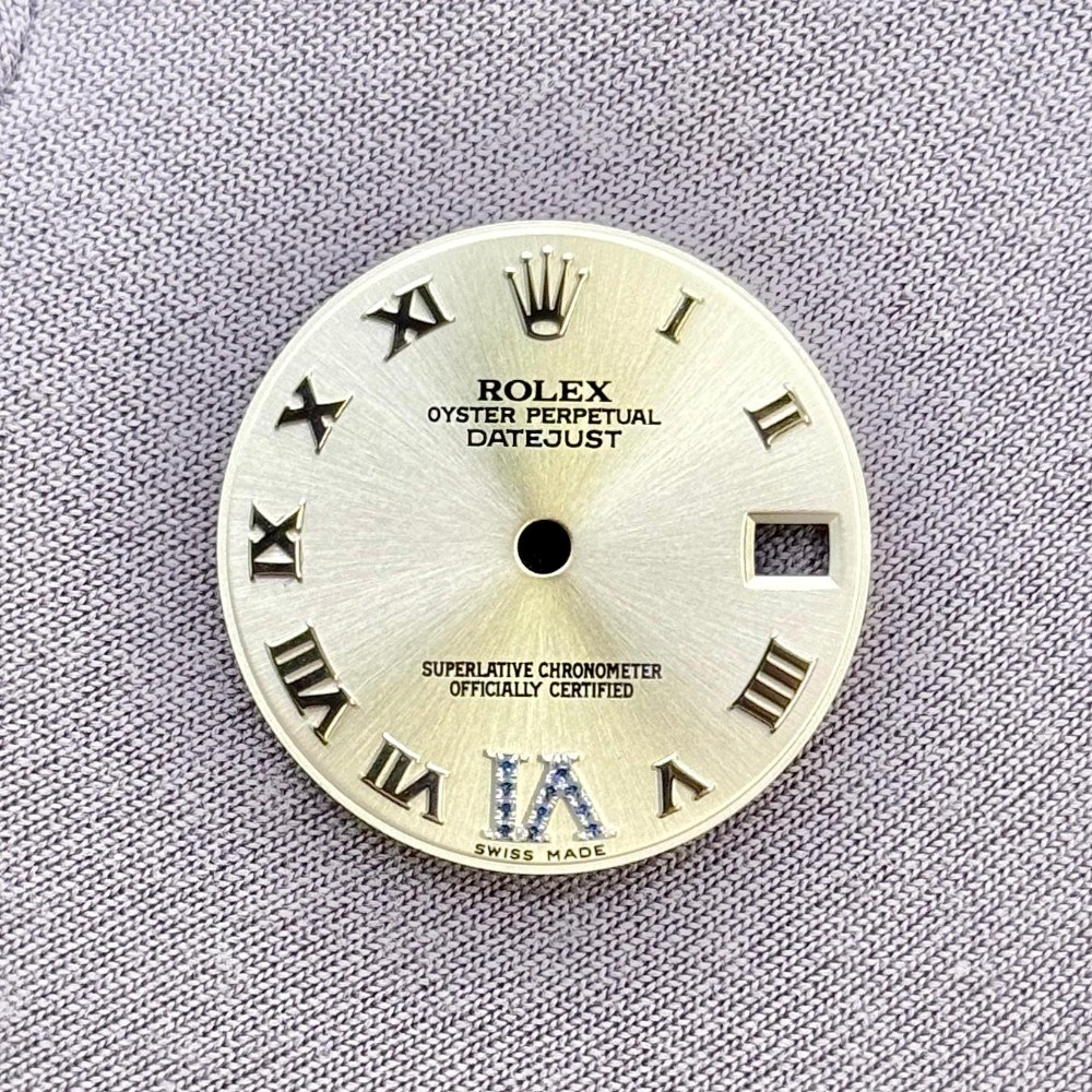 DATEJUST SILVER ROMAN  SAPPHIRE VI DIAL